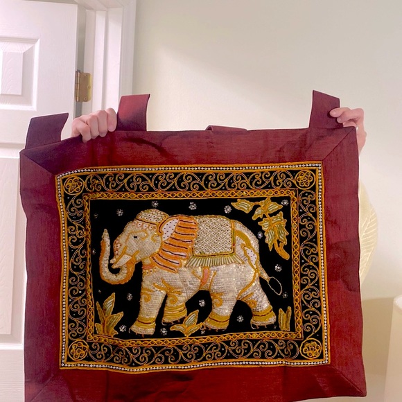 Other - Elephant tapestry! Indian, Bohemian, Sequins! Colorful, Jeweled! Make an Offer!!
